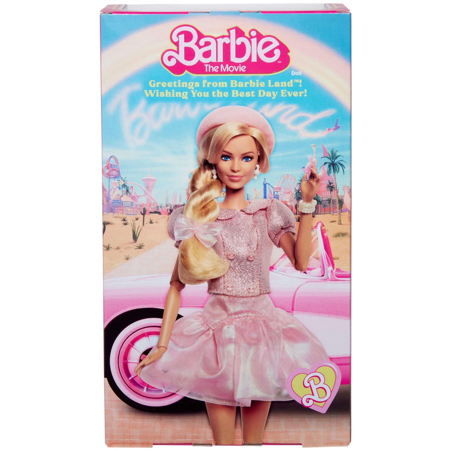 Barbie Le Film-Poupée Barbie en Tenue Rose, à Collectionner