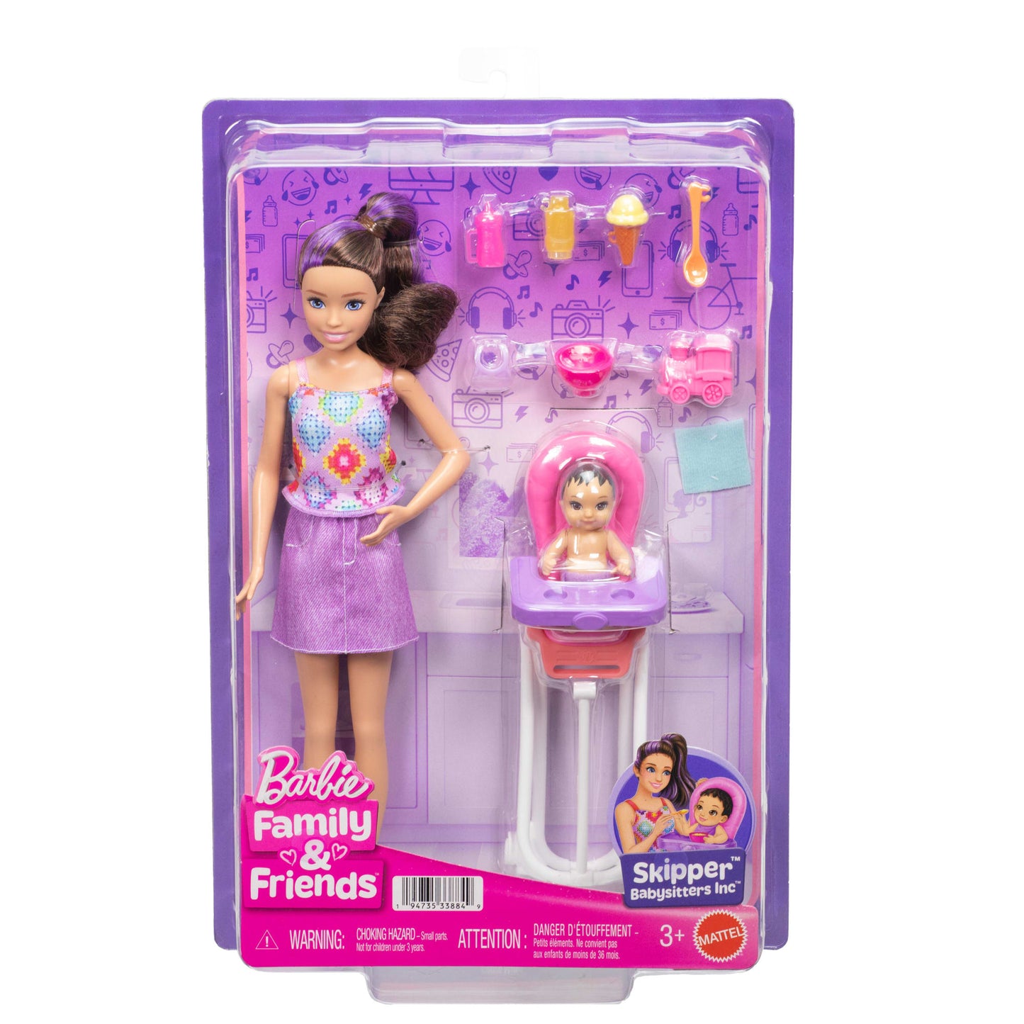 Barbie Coffret Skipper Baby Sitter