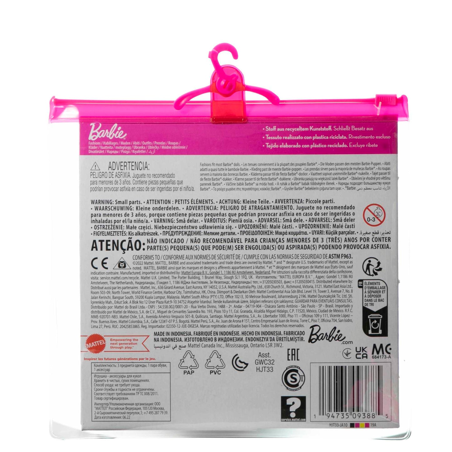 Barbie Clothes, Picnic-Themed Fashion And Accessory 2-Pack For Barbie Dolls