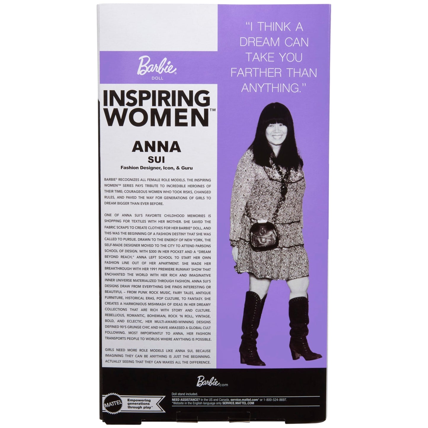 Barbie inspiring Women Anna Sui Collectible Doll