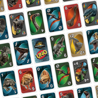 UNO Jogo de Cartas Jurassic World