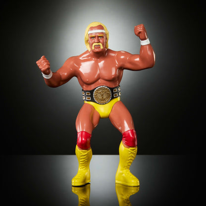 WWE Ljn Superstars Hulk Hogan Action Figure, 1980s Retro 8-Inch Collectible Toy