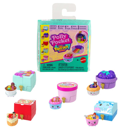 Polly Pocket Conjunto de Brinquedo Compacto Revel Comidinha Rápida