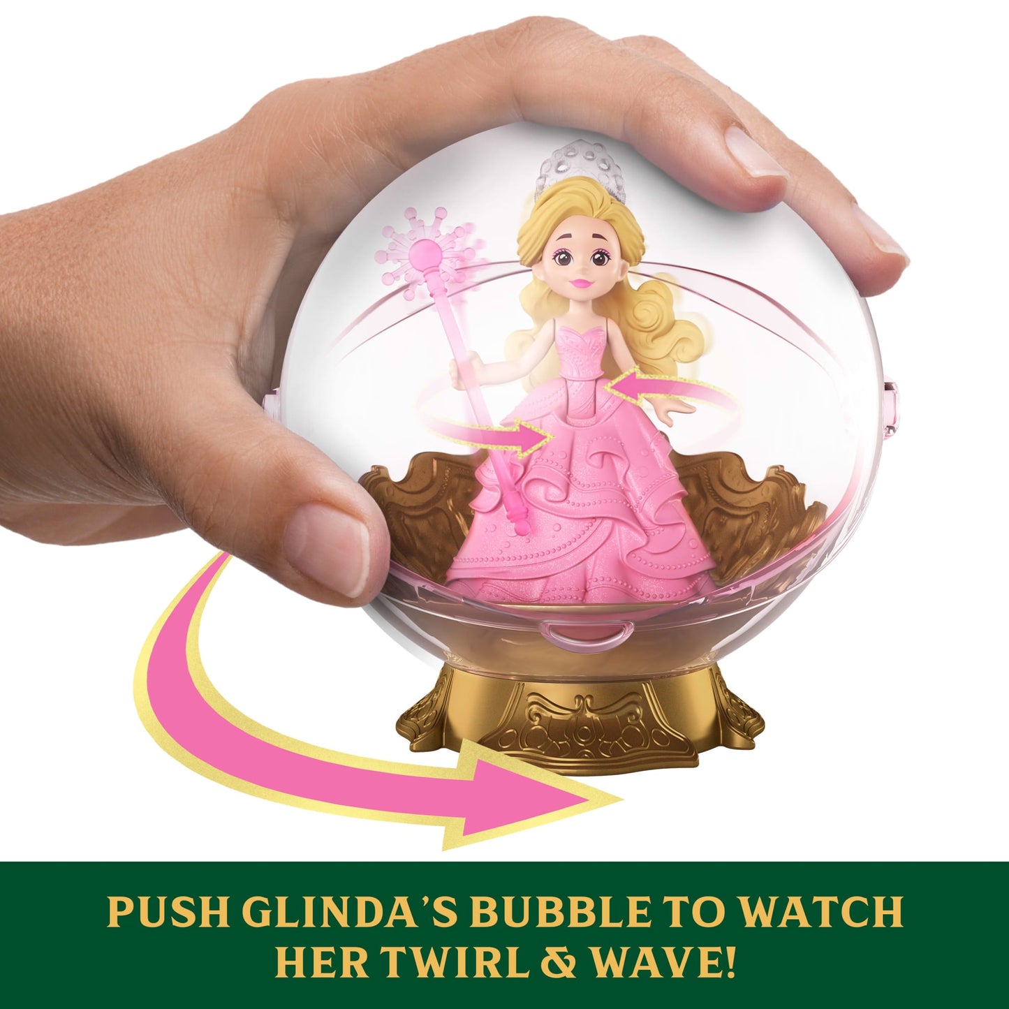 Universal Pictures’ Wicked Glinda's Floating Bubble Toy With Vehicle & Glinda Small Doll
