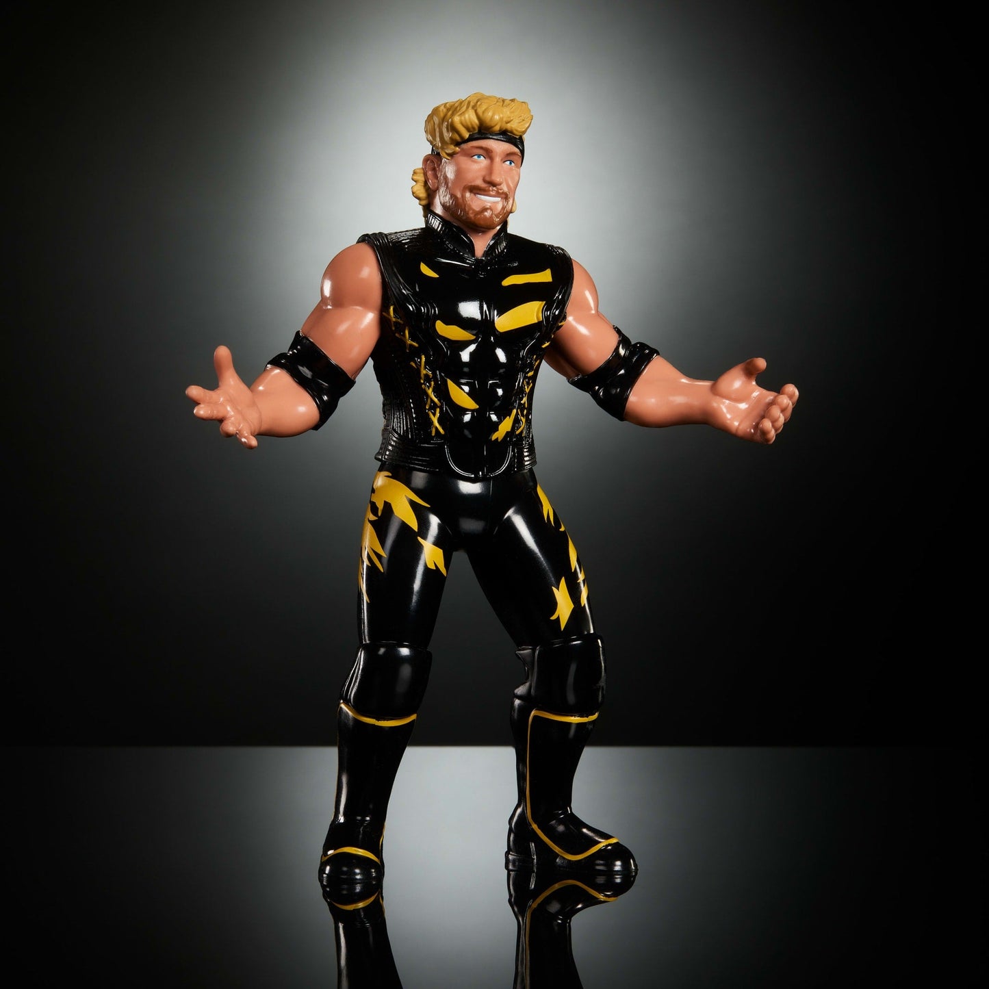 WWE Ljn Superstars Logan Paul Action Figure, 1980s Retro 8-Inch Collectible Toy