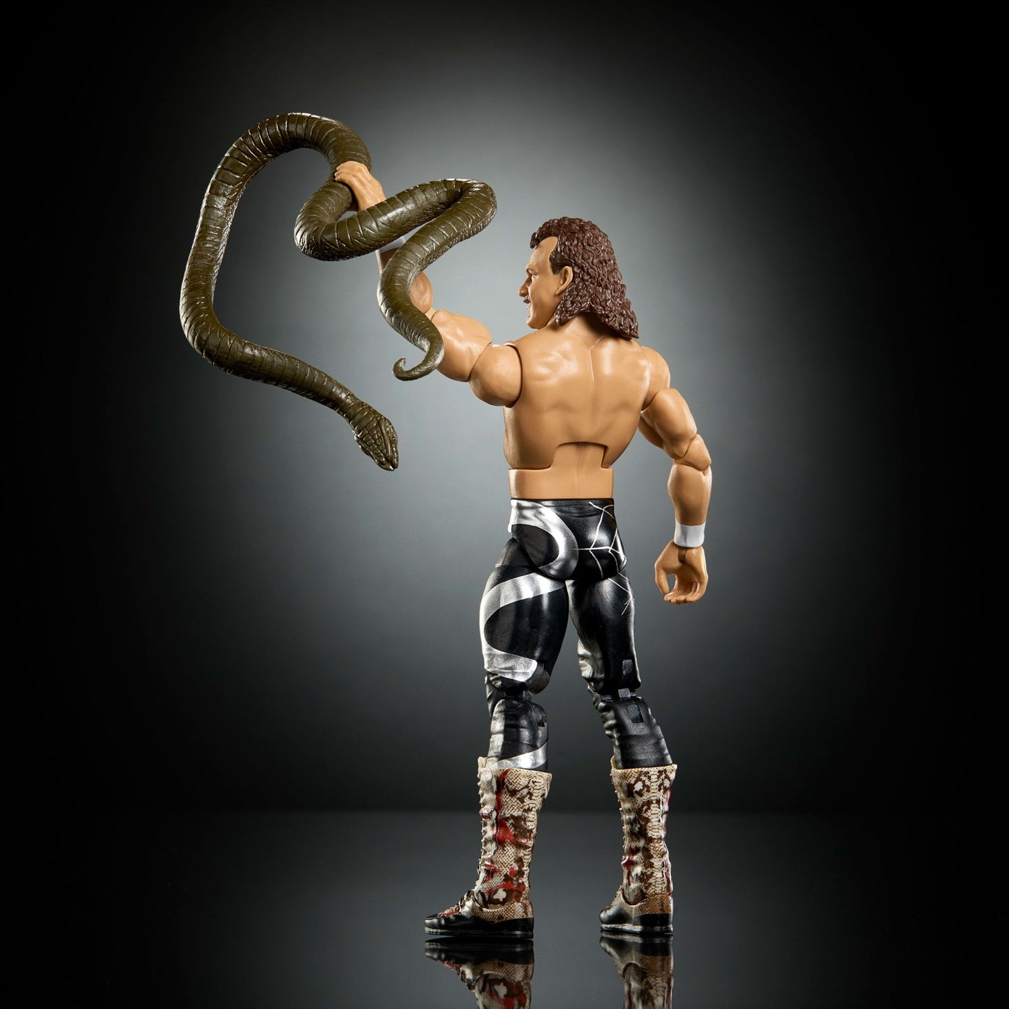 WWE Elite Collection Premium Live Event Jake “The Snake” Roberts Action Figure Set, Wrestlemania