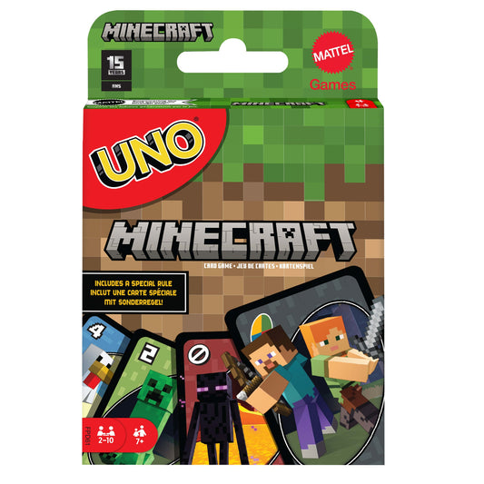 UNO Juego de Cartas Minecraft
