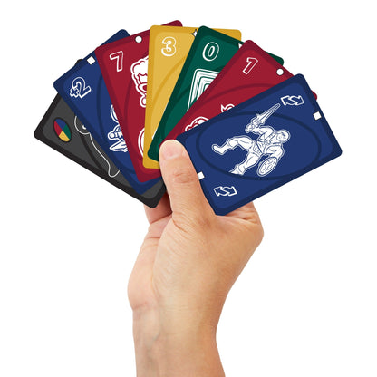 UNO Mattel 80th Ruby Red Card Game For Kids & Family Night