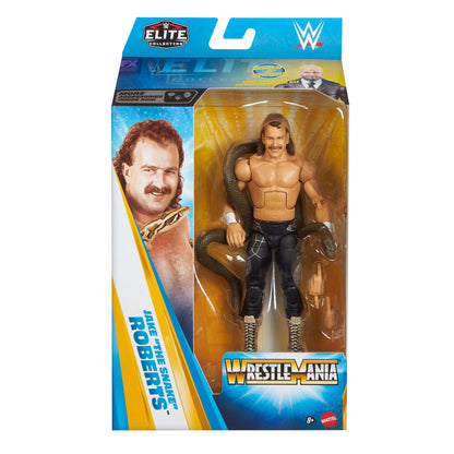 WWE Elite Collection Premium Live Event Jake “The Snake” Roberts Action Figure Set, Wrestlemania