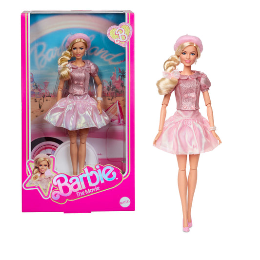 Barbie Le Film-Poupée Barbie en Tenue Rose, à Collectionner