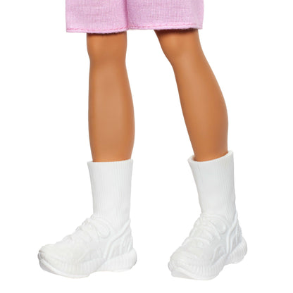 Barbie Fashionistas Ken Doll #241 in Red Striped Top And Pink Shorts With White Sneakers, Blonde