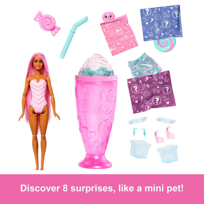 Barbie Pop Reveal Treat Series Doll & Accessories Set, Sweet Swirl Fashion Doll & Pet