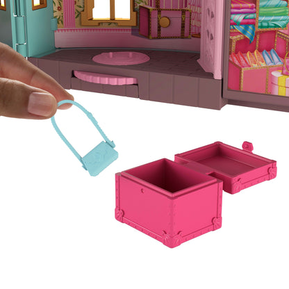 Universal Pictures’ Wicked So Popular Dorm Small Doll Playset With 3 Play Spaces & 10 Total Pieces