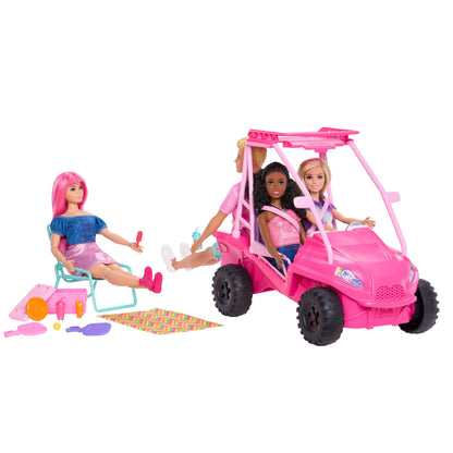 Barbie Los Misterios de Barbie: Detectives en la Playa Vehículo de Juguete Buggy de Playa