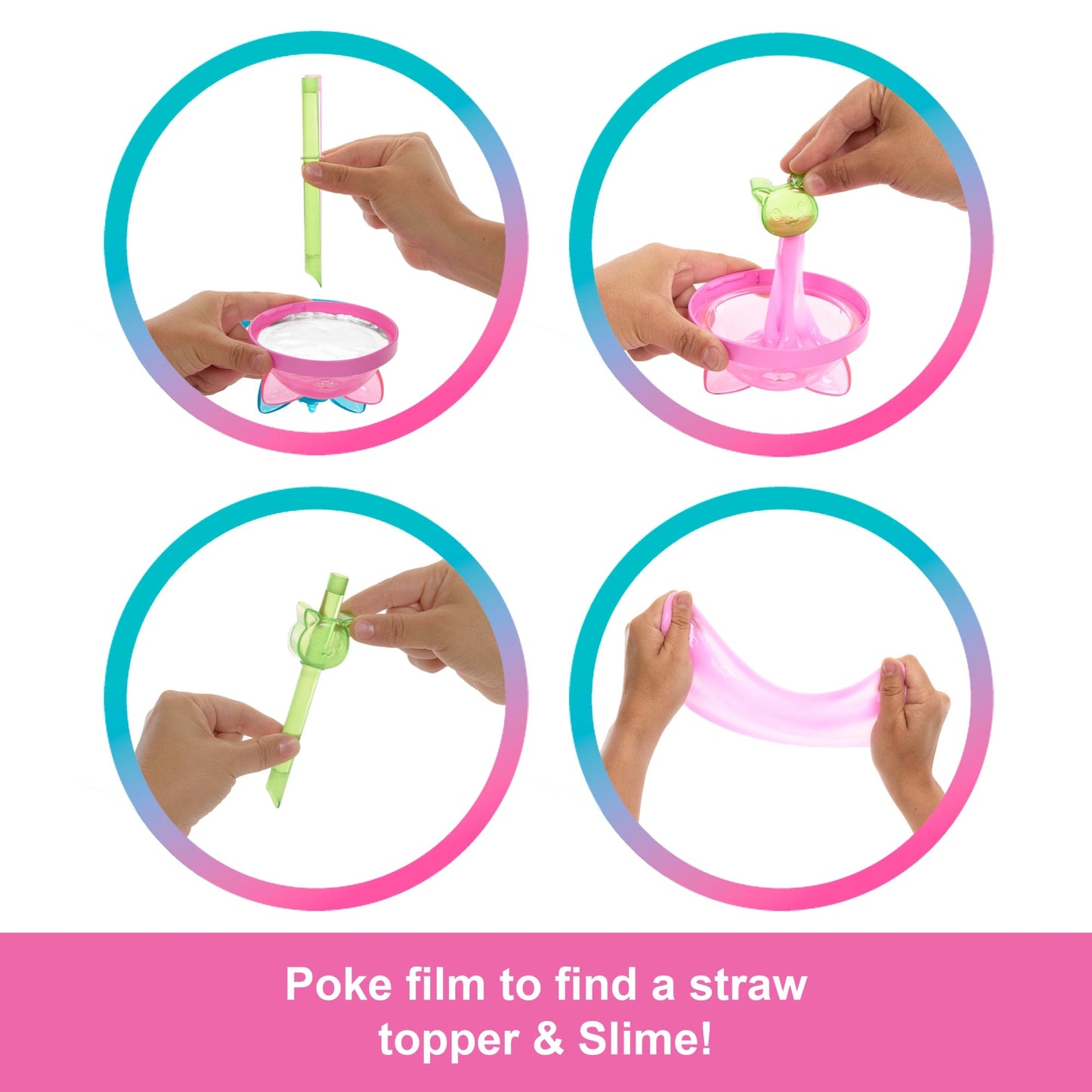 Barbie Pop Reveal Shakes Series Doll & Accessories Set, Scented Cute Kitten Fashion Doll