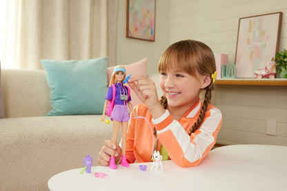 Barbie Poupée Barbie 'Malibu' Aventures en Plein Air et Accessoires