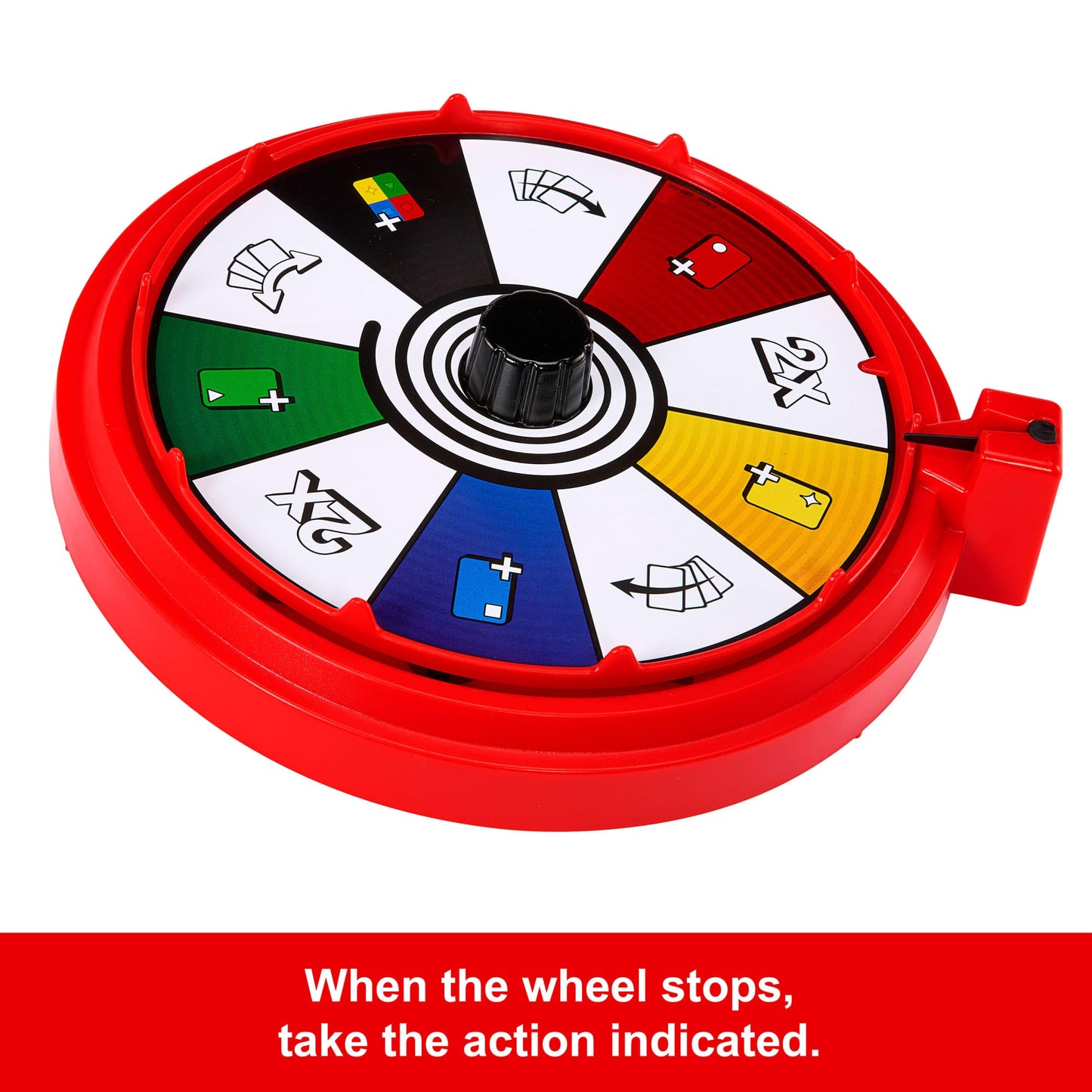 UNO Spin Card Game For Kid, Adult & Family Nights, Classic Play With Spinner