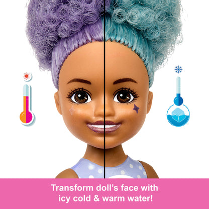 Barbie Chelsea Pop Reveal Treat Series Doll With 5 Surprises Including Scent & Pet