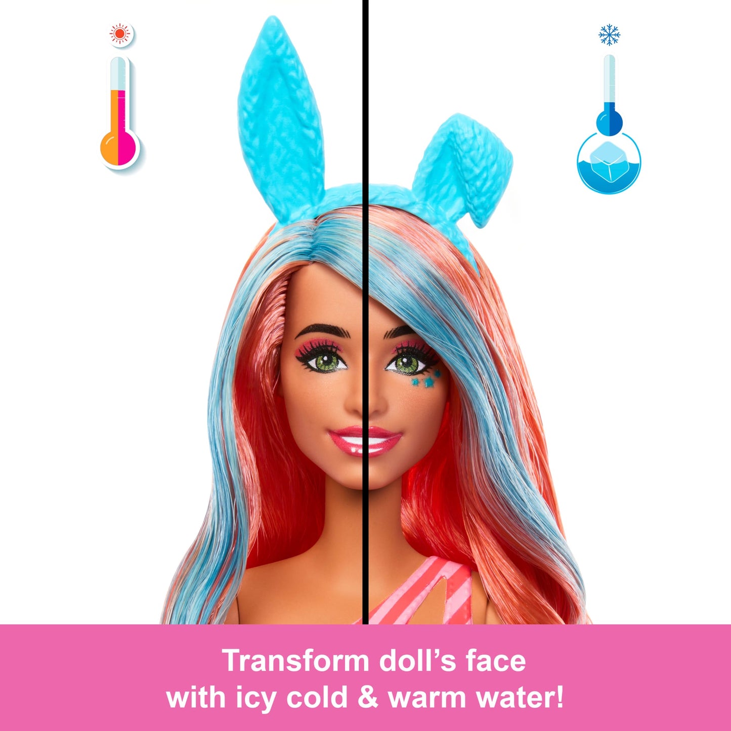 Barbie Pop Reveal Shakes Series Doll & Accessories Set, Scented Bright Bunny Fashion Doll