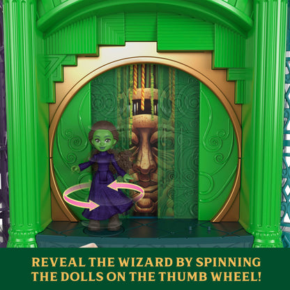 Universal Pictures’ Wicked Emerald City Small Doll Playset With 5 Play Spaces & 15 Accessories