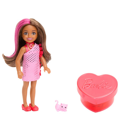 Barbie Party Unboxed Muñeca Chelsea Fiesta Glamour Sorpresa