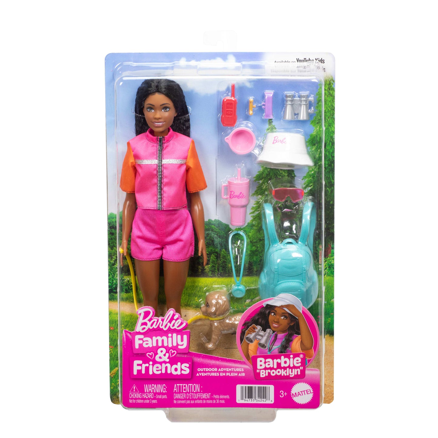 Barbie Poupée 'Brooklyn' Aventures en Plein Air