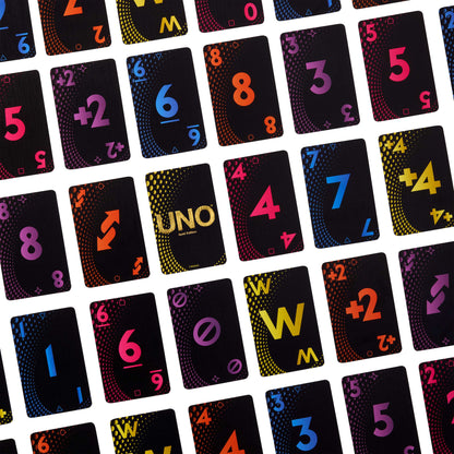 UNO Card Game Gold Edition For Kid, Adult & Family Nights, Collectible Deck With Foil Accents