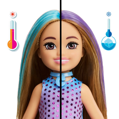 Barbie Party Unboxed Boneca Chelsea Party Glamour Surpresa