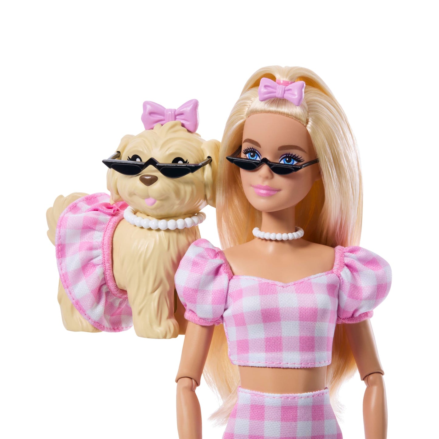 Barbie Fashion & Beauty Boneca Looks Iguais Malibu e Cachorrinho