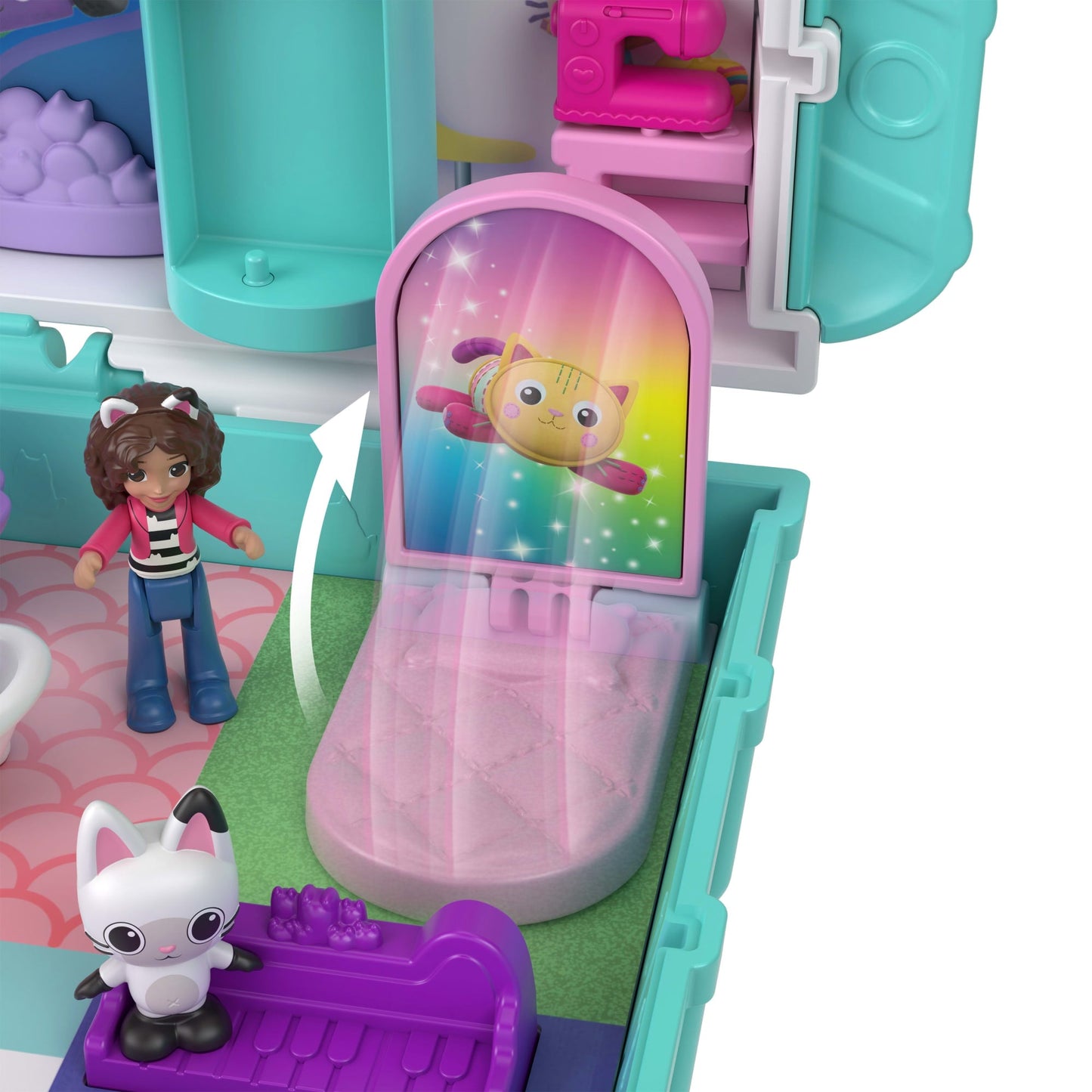Polly Pocket Set de Juego Compacto Gabby's Dollhouse