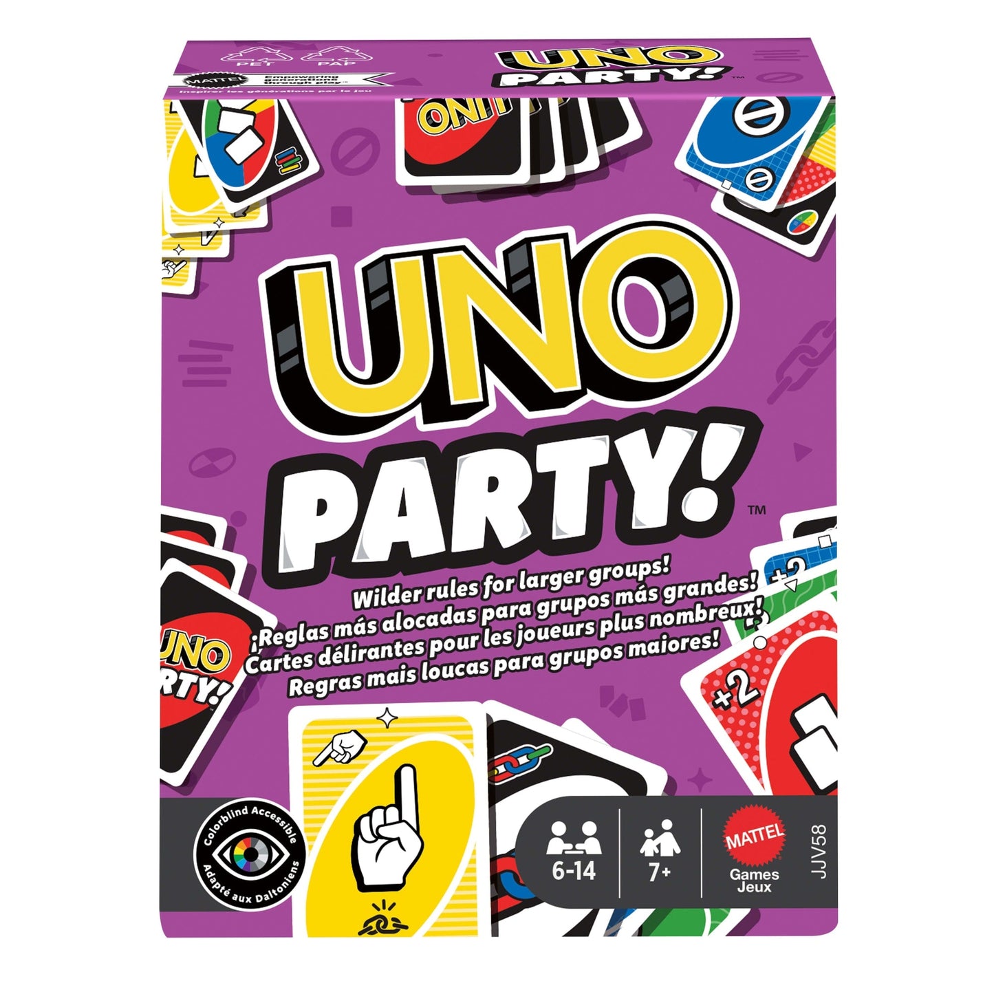 UNO Juego de Cartas Party Renovado