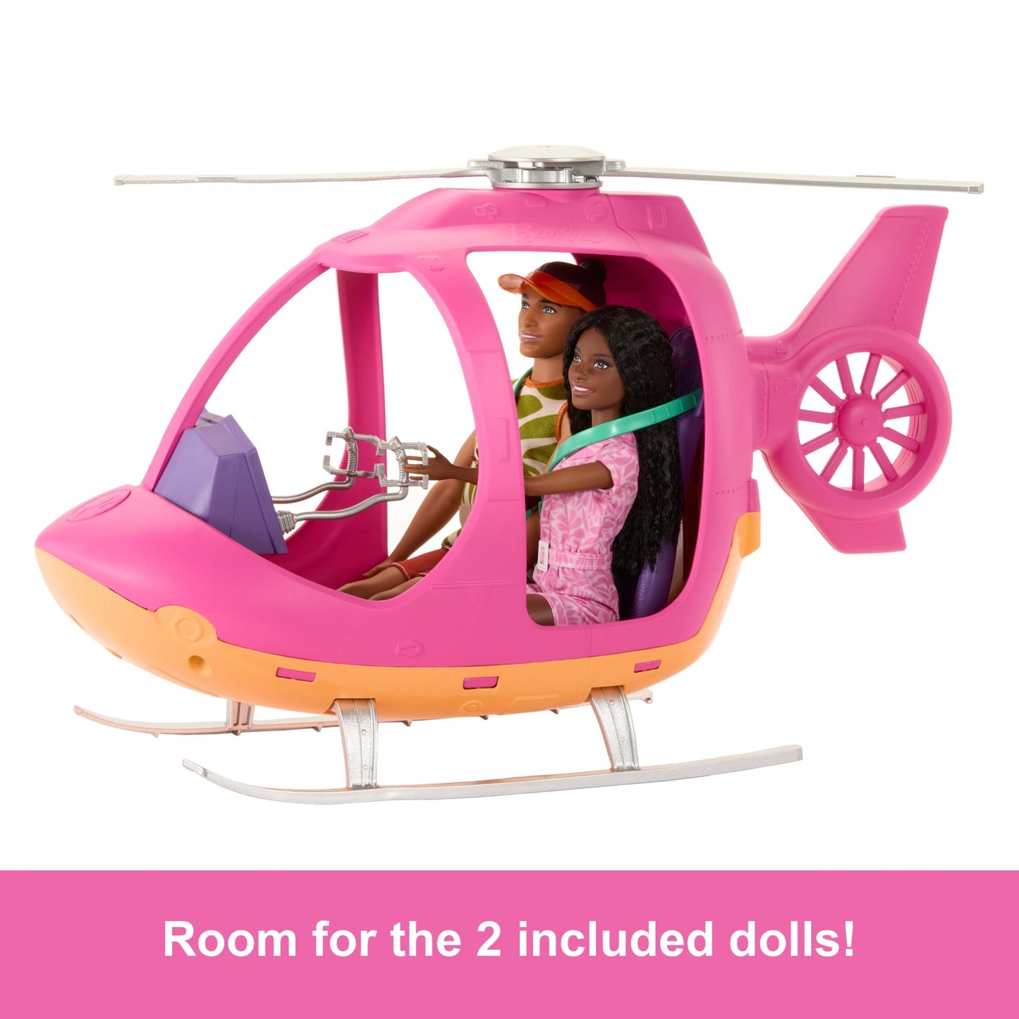 Barbie Pink Passport Kenya Adventure Dolls & Playset With Toy Helicopter & 9 Accessories