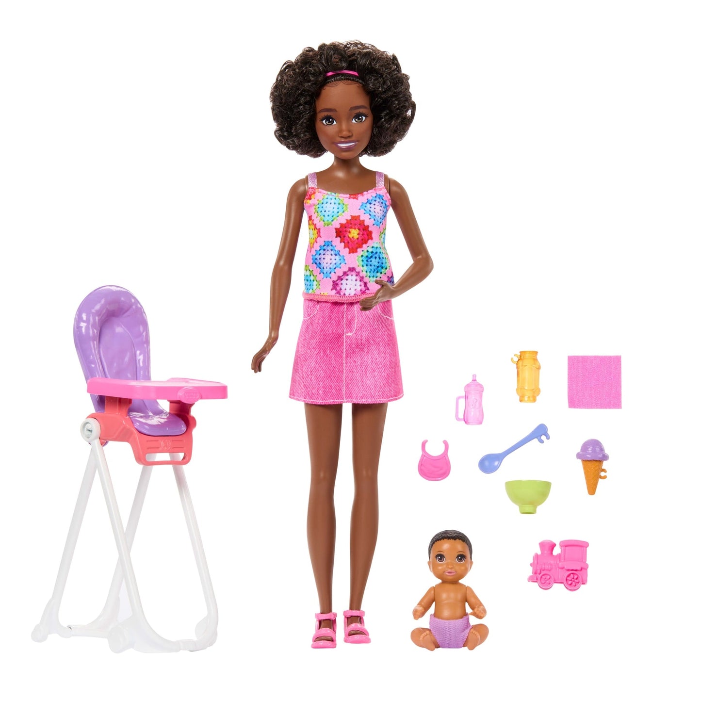 Poupée Barbie Famille et Amis Avec Accessoires