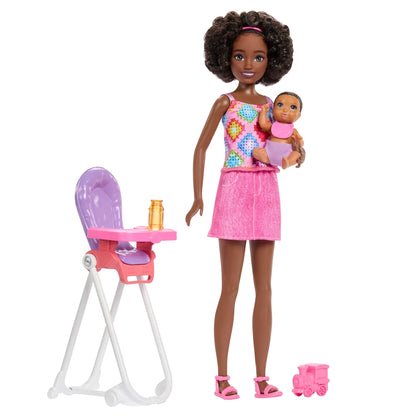 Poupée Barbie Famille et Amis Avec Accessoires