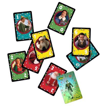 UNO Fandom Elf Card Game With Collectible Foil Card For Kids, Adults & Family Night