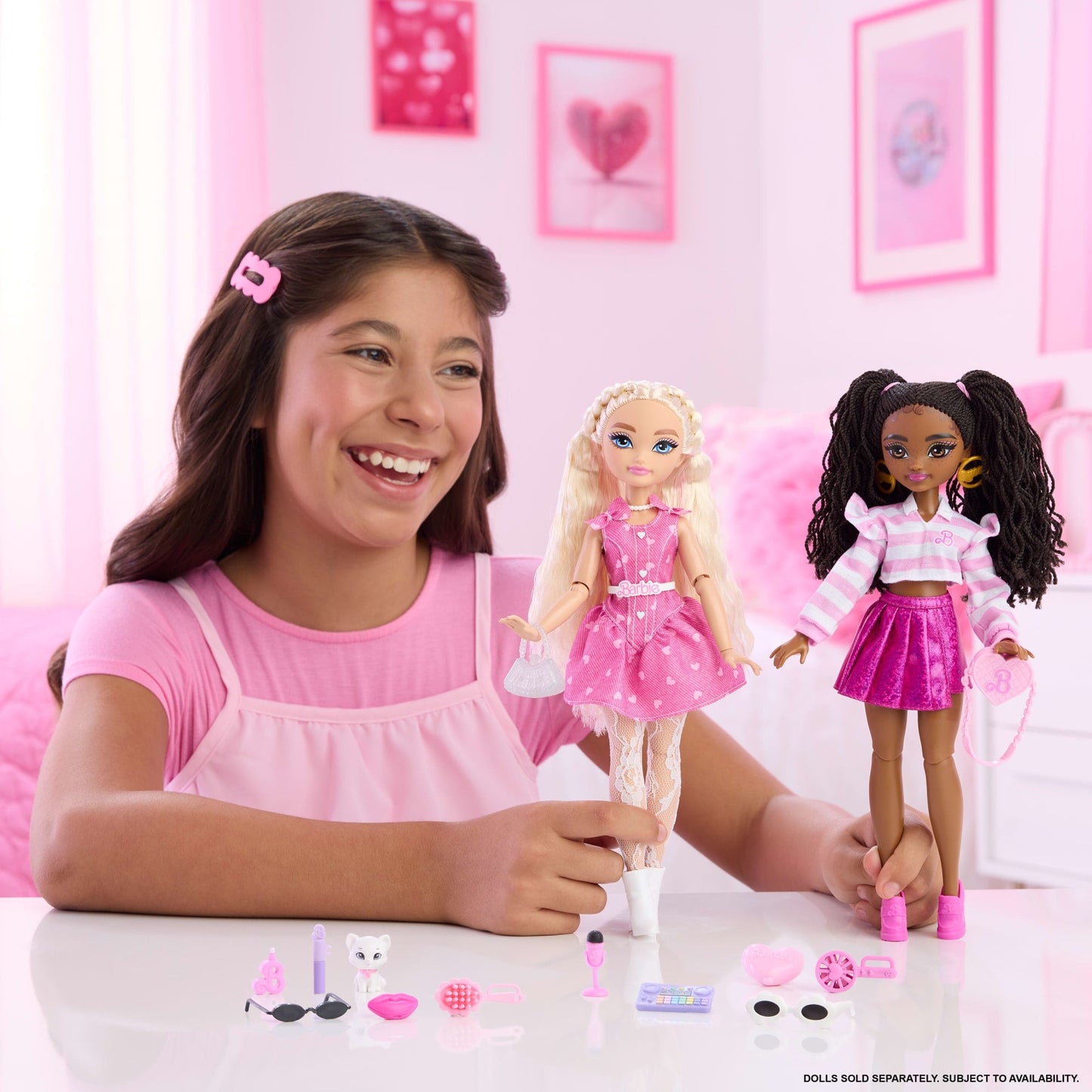 Barbie Dream Besties Barbie “Malibu” Doll & Accessories, Posable Fashion Doll & Themed Pieces
