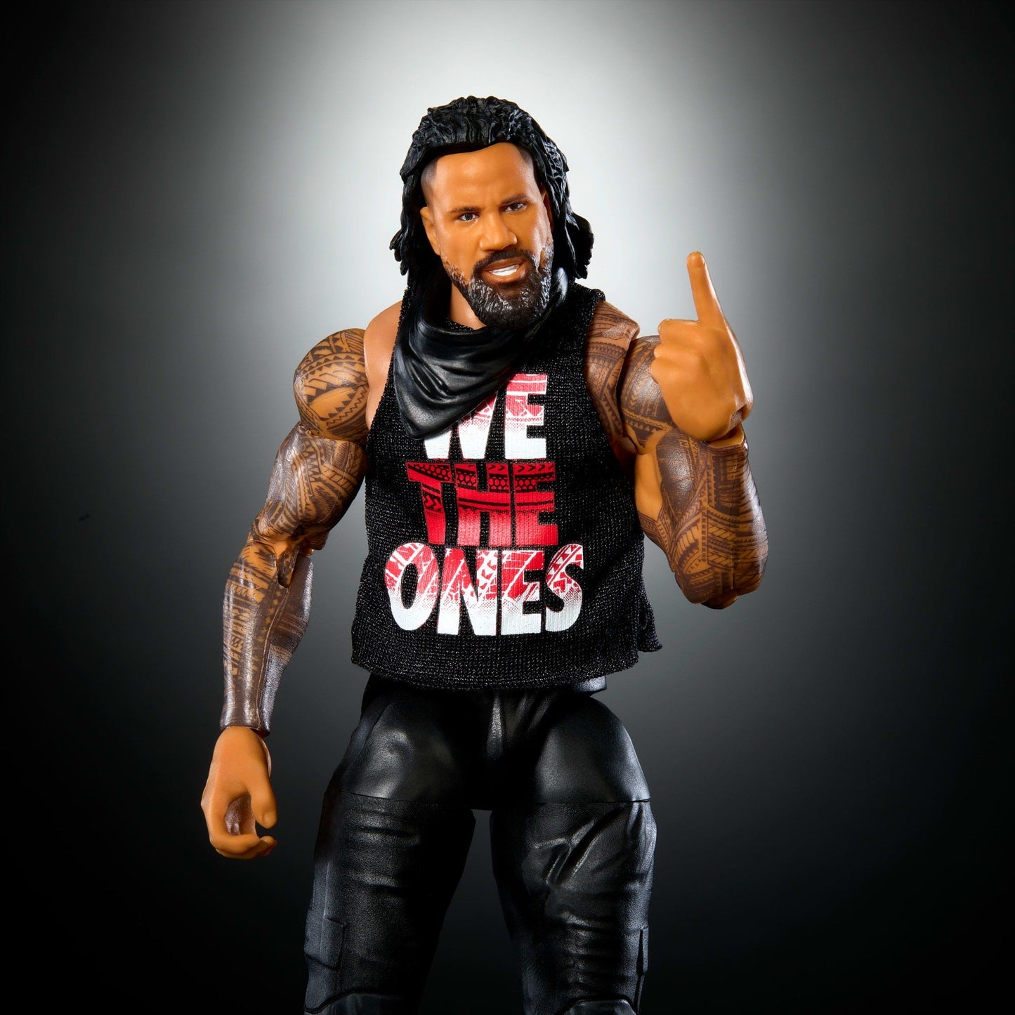 WWE Figura de Acción Elite Jimmy Uso rojo