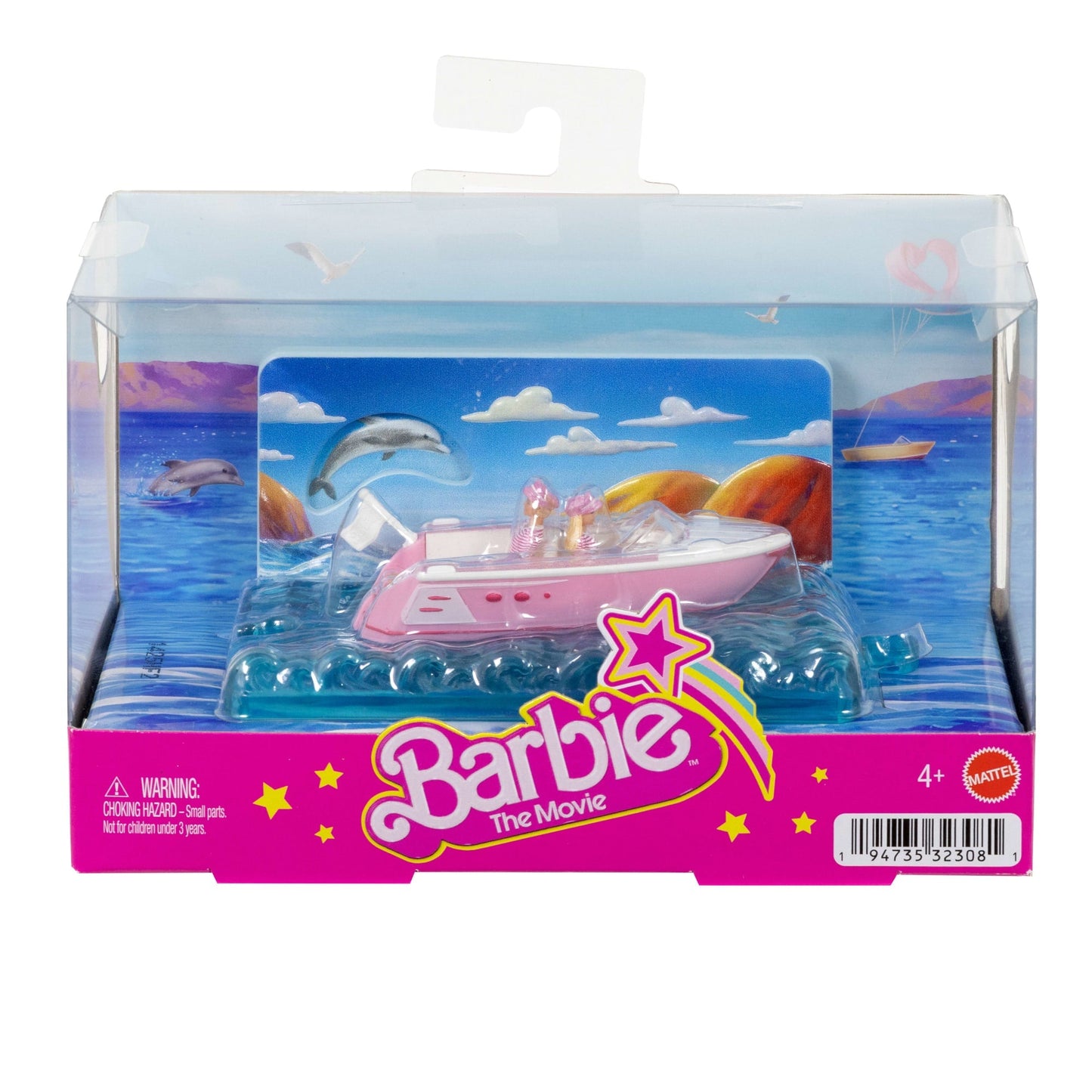 Barbie Mini BarbieLand Vehículo para Muñecas La Película Barbie y Ken en Bote