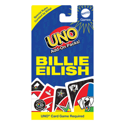 UNO Add-On Pack Billie Eilish Card Game For Family & Game Nights, Travel, Camping & Parties