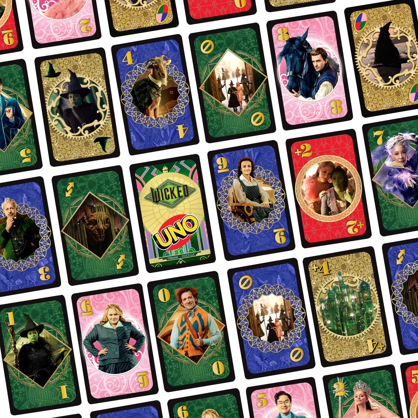 UNO Wicked Card Game For Kid, Adult & Family Nights Inspired By The Movie