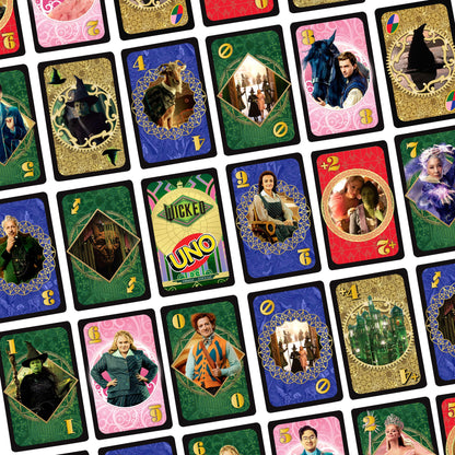 UNO Wicked Card Game For Kid, Adult & Family Nights Inspired By The Movie