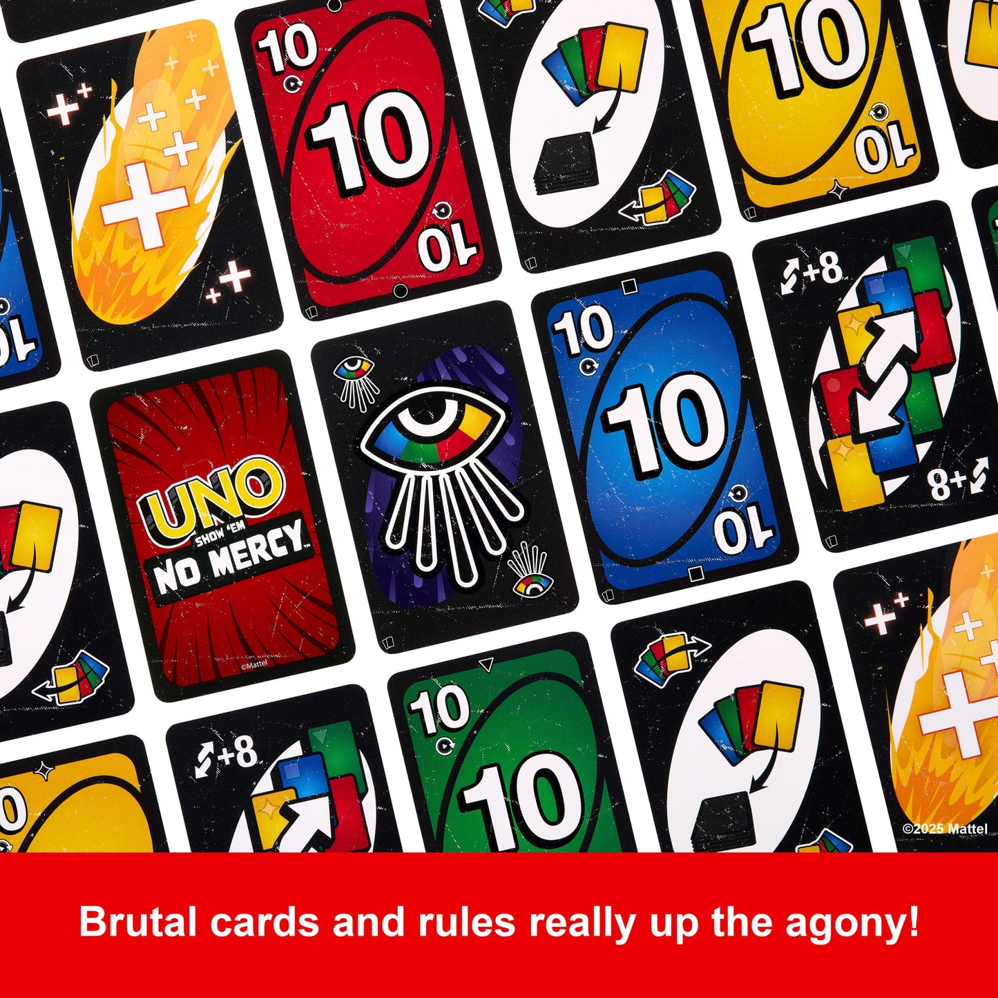 UNO Show ‘Em No Mercy Card Game Expansion Pack For Kid, Adult & Family Nights & Parties