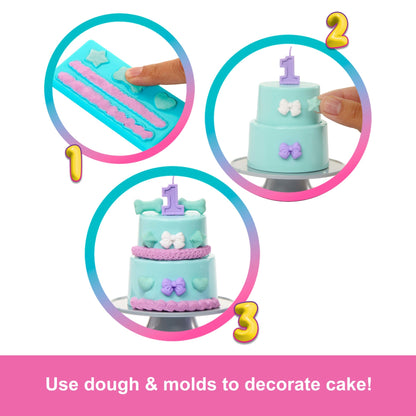 Barbie Party Unboxed Pet Birthday Series Doll & Accessories, Party Stars Set With 10 Surprises