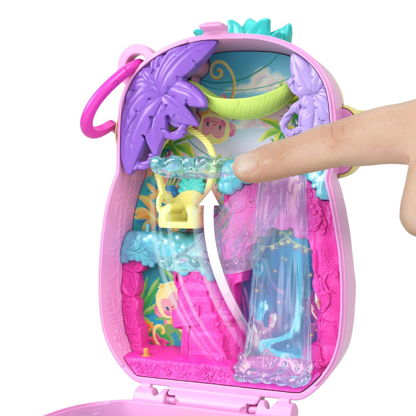 Polly Pocket-Coffret Ananas et Ouistiti-Jouet de Voyage