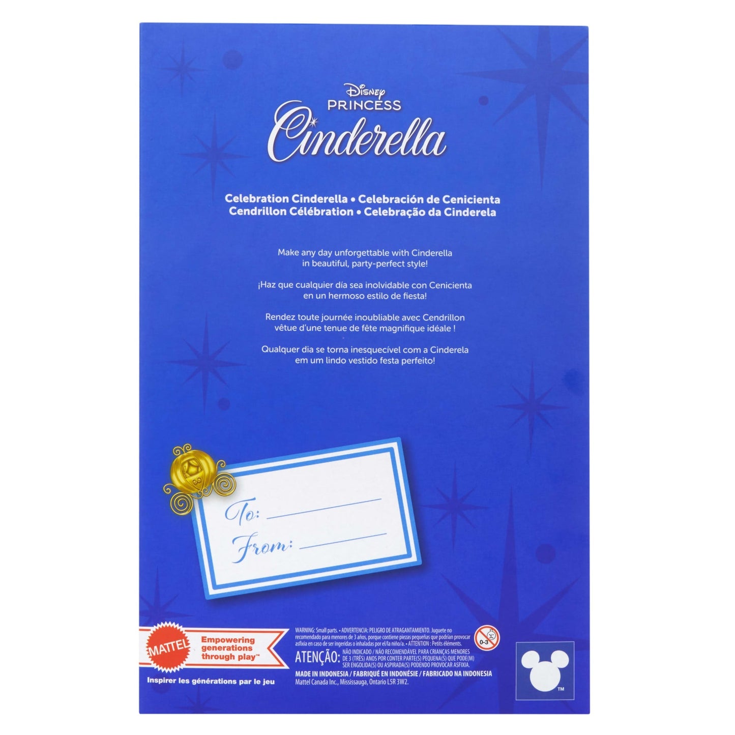 Princesses Disney Poupée Cendrillon Fête D’Anniversaire