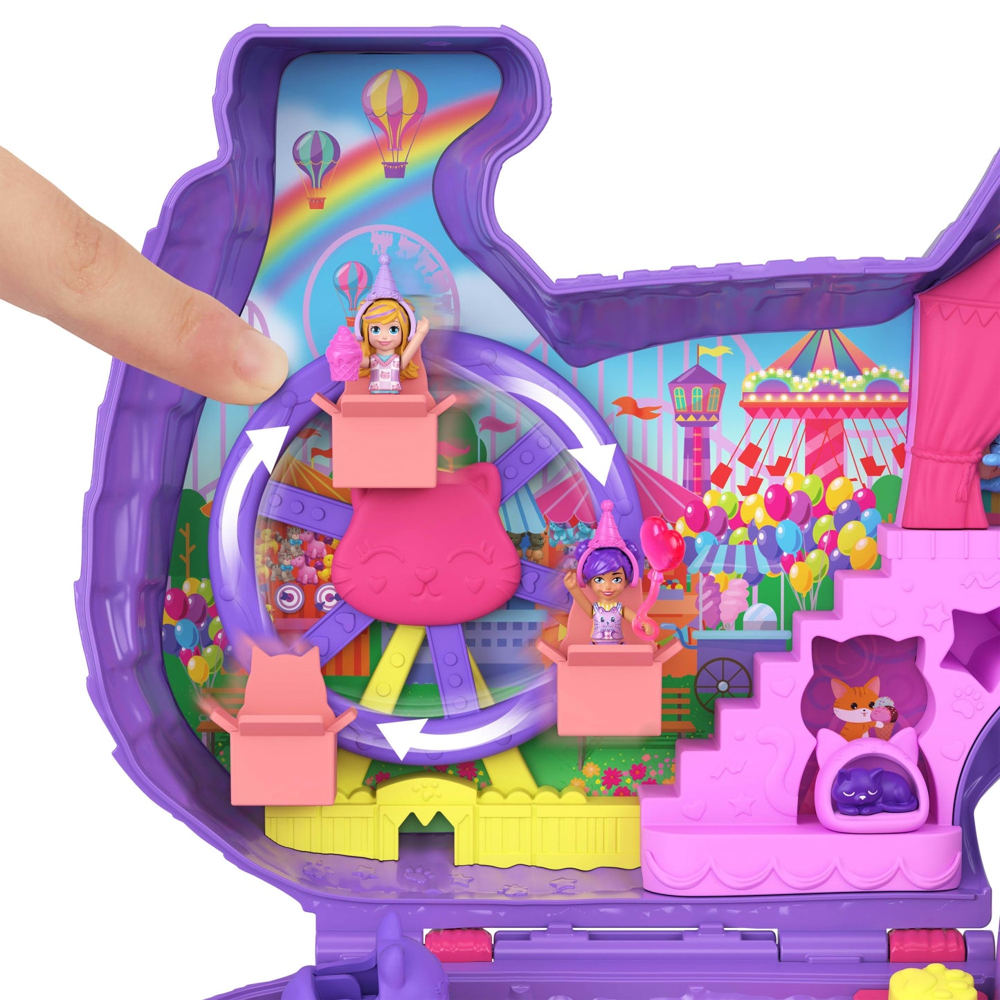 Polly Pocket Set de Juego Compacto Piñata Gatito