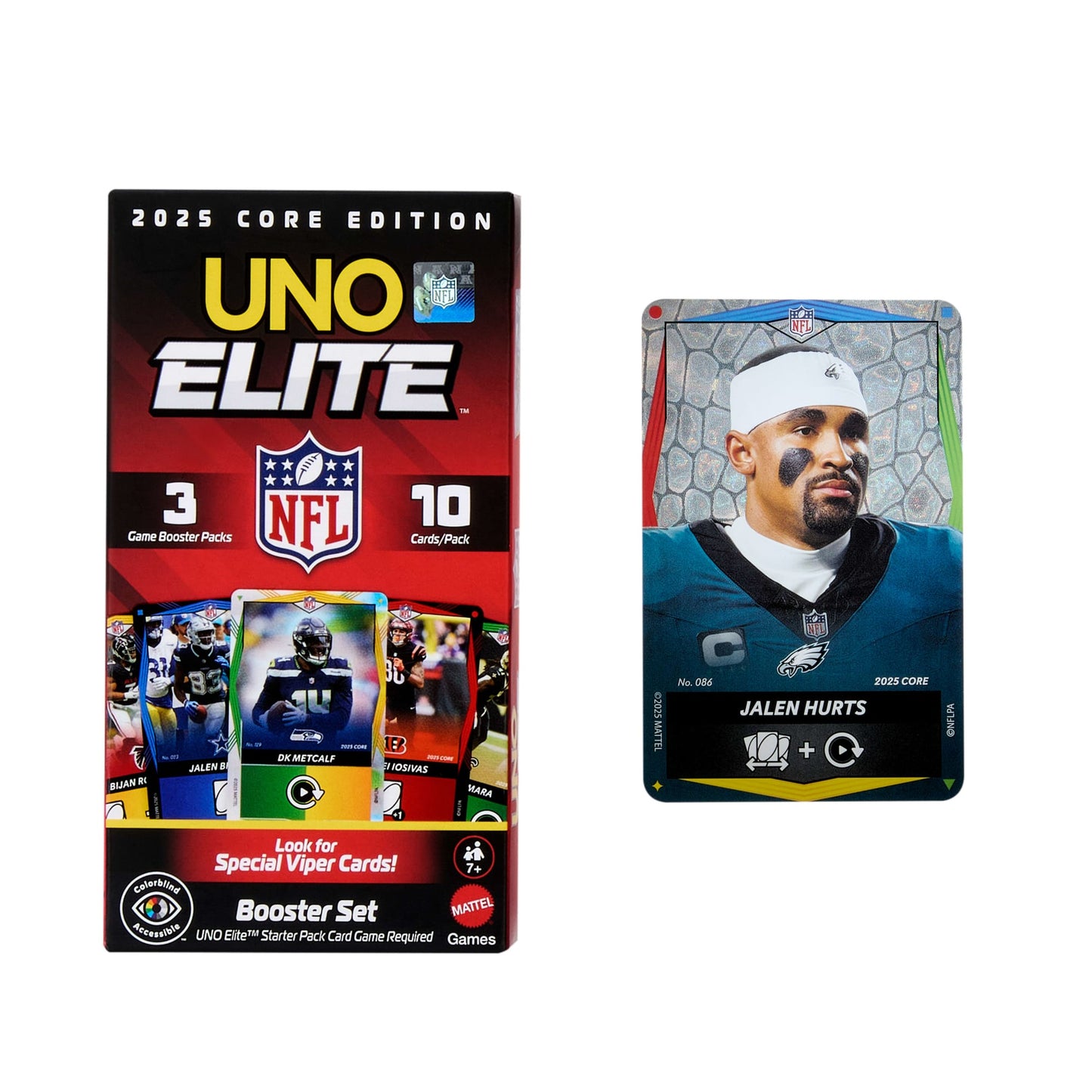 UNO Elite NFL Jogo de Cartas Pacote Impulso