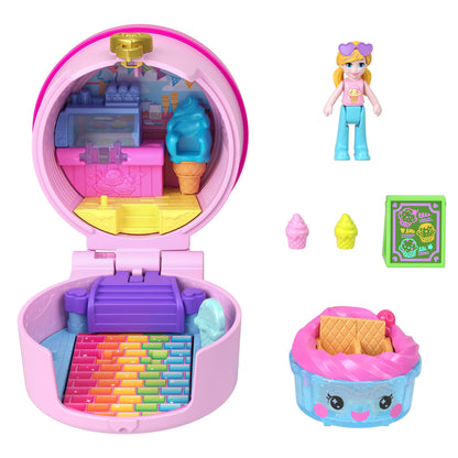 Polly Pocket Conjunto de Brinquedo Compacto Revel Comidinha Rápida