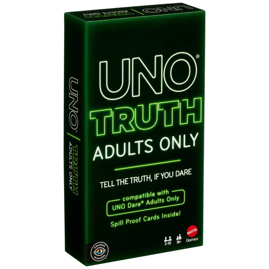 UNO Truth Adults Only Card Game, Play Anywhere, Travel, Dorm, Camping & Party