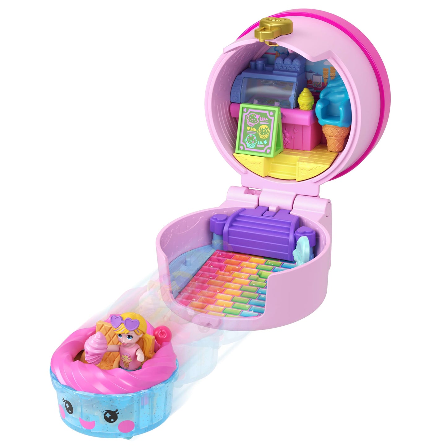 Polly Pocket Conjunto de Brinquedo Compacto Revel Comidinha Rápida